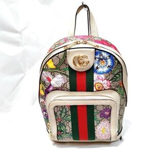Gucci Sherry Line Floral Backpack
